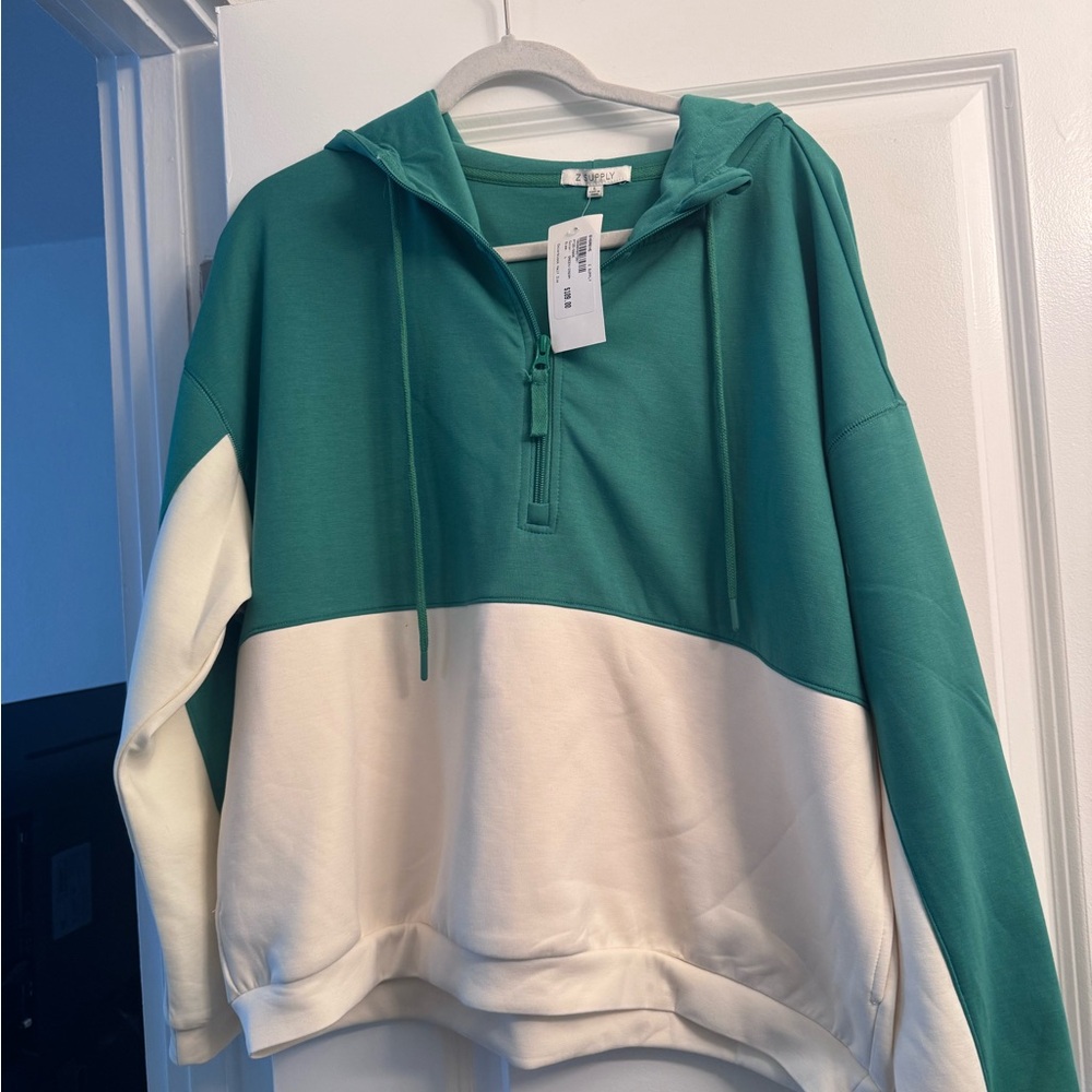 Z Supply Color Block Hoodie